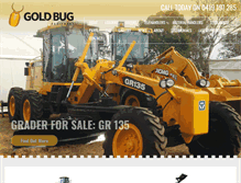 Tablet Screenshot of goldbugequipment.com